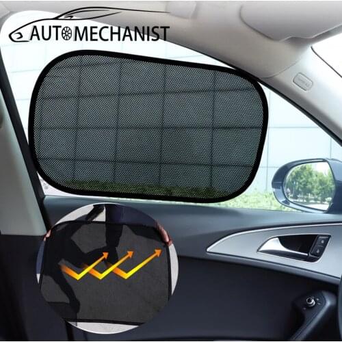 Car SunShade Cover Car Window Electrostatic Sun Shade Sun Shade Visor Shield Screen Side Window Mesh Sun Shade Cover Reusable
