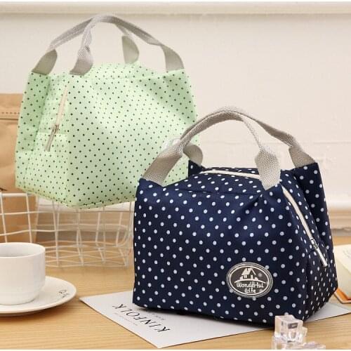 Stylish Insulation Bag Thickened Aluminum Foil When The Bag Ice Pack Students Carry Waterproof Belt Lunch Picnic Bag