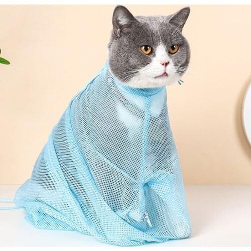 Cat washing bag, cat bath bag, fixed bag, injection, nails, nails, anti-scratch cat cleaning and grooming tools