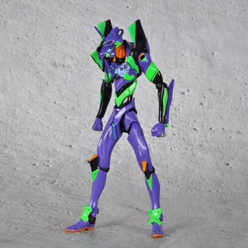 Japanese Anime Action Figure Kaiyodoes EVA RevolTech Neon Genesis Evangelion 01 Warrior Model Toy Collectible