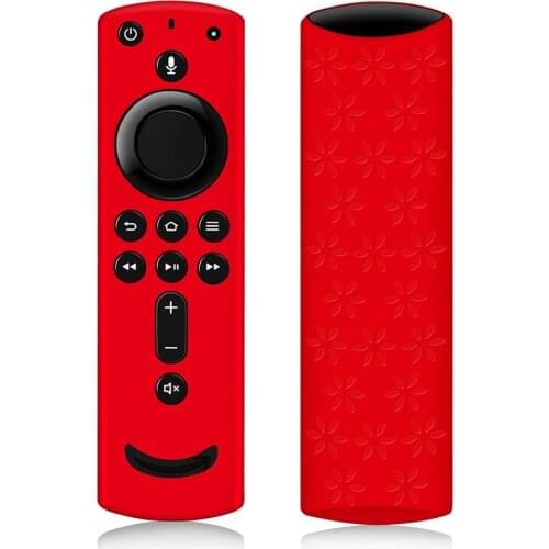 Protective Fire TV Case Cover Silicone Sleeve Shockproof Anti-Slip Replacement for TV Stick 4K Remote Cont