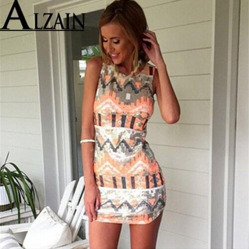 Women Summer Dress Casual O-neck Sleeveless Print Dress Sexy Slim Bodycon Dress Women Clothing VestidosS
