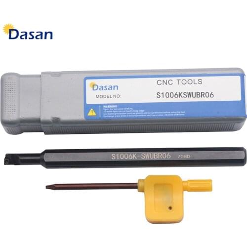 1pc S1006K S0705H SWUBR06 S1005K Turning Tool Holder Lathe Cutter Tools Boring Bar for WBGT060102 Carbide Inserts