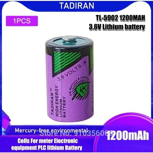 3.6V Original New TADIRAN TL-5902 1/2AA ER14250 14250 Batteries For CNC Machine Tools Touch Screen Electric Meter