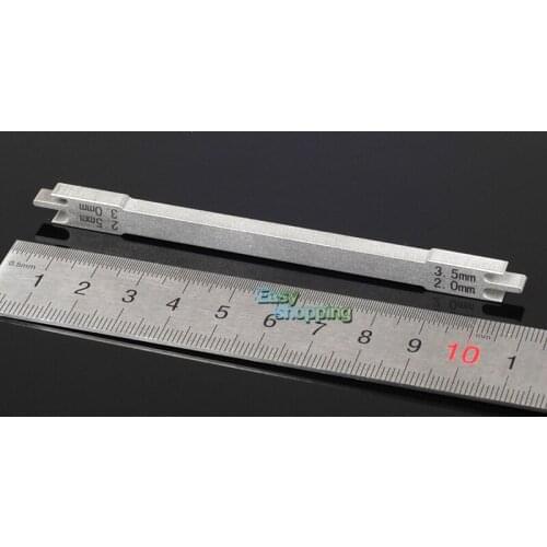 3Pcs Dental Orthodon Bracket Locator Bracket Gauge 5mm 4mm 3.5mm