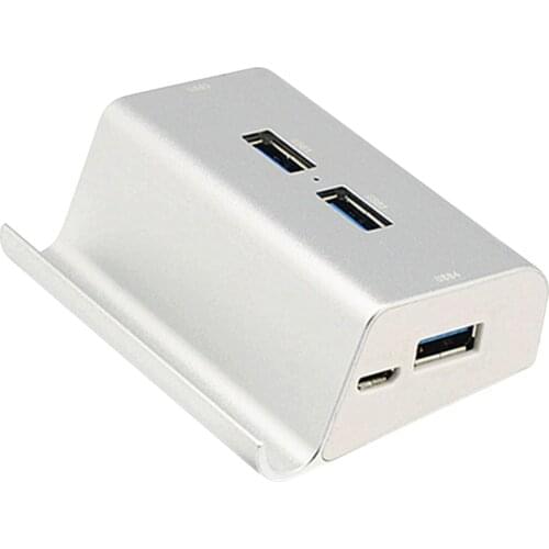 3 In 1 USB MICRO TYPE-C OTGHUB Portable Hub Mobile Phone Holder Function For Smart Phone Computer