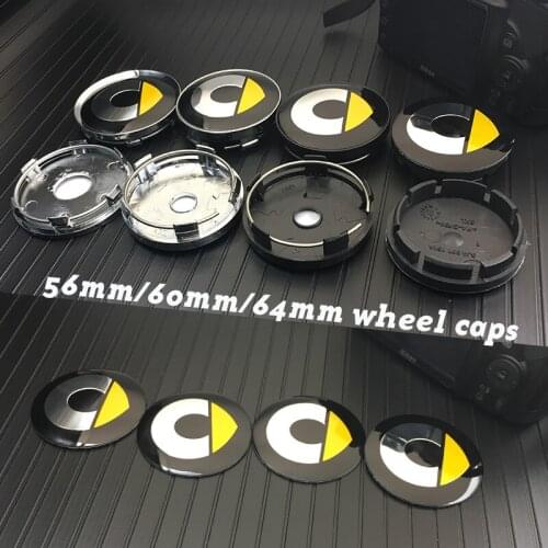4pcs 2.2"/2.36"/2.52"/5.31"for Smart Logo Tire Accessorie Auto Car Wheel Center Hub Rims Caps Cover Rim Sticker Badge Emblem