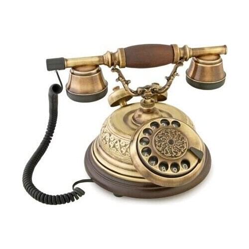 Anna Bell Hand Decorated Kubbeli Telefon antique classic telephone старый классический телефон