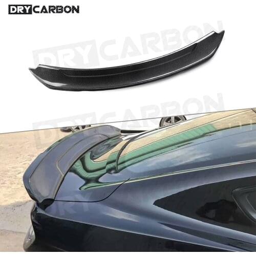 Carbon Fiber Car Rear Boot Spoiler Wings for Ford Mustang GT V8 V6 Coupe GT350 Style Spoiler 2015 2016 2017 2018 FRP