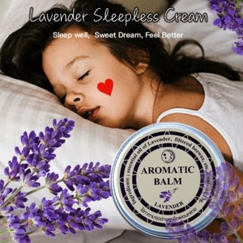 Sleepless Cream Improve Sleep Soothe Mood Lavender Aromatic Balm Insomnia Relax Aromatic Balm Deodorants Solid Air Fresheners