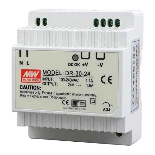 DR-45 45W Single Output 5V 12V 15V 24V Din Rail Switching Power Supply DR-45-5 DR-45-12 DR-45-15 DR-45-24 Power Transformer