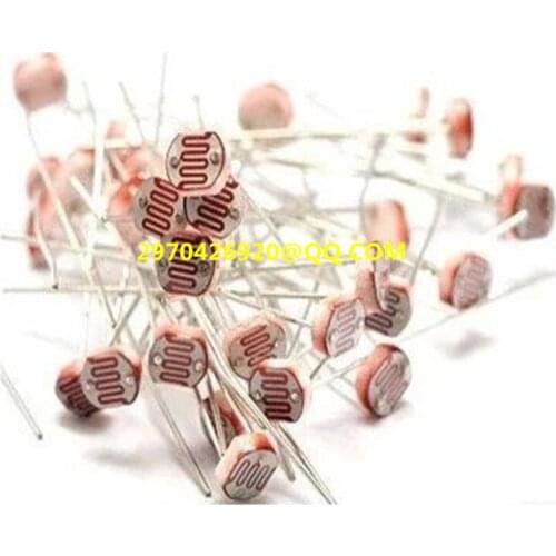 100pcs 5516 5549 5539 5537 5528 5506 Photosensitive resistance detection element GL5516 GL5549 GL5539 GL5537 GL5528 GL5506 5MM