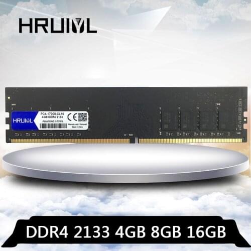 HRUIYL DDR4 4GB 8GB 16GB 2133MHz DDR 4 16G 8G 4G 2133 MHZ PC4-17000U PC motheboard Memory ram Desktop Intel and AMD Memoria dimm