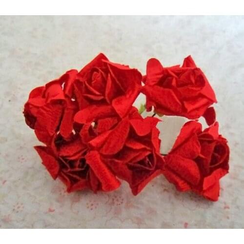3CM handmade artificial mulberry paper flower roses bouquet,diy craft scrapbooking accessories&decoration for garland&favor box