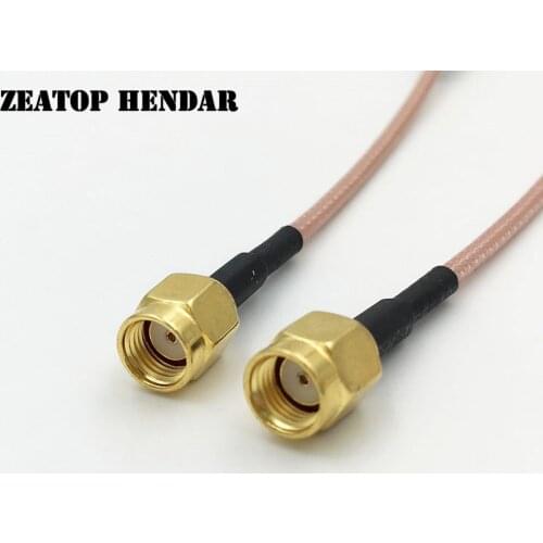 5Pcs RP SMA Male Jack to RP-SMA Male Plug RF RG316 Wire Coaxial Pigtal Cable Connector 5CM 10CM 15CM 20CM 30CM 50CM 1M 2M