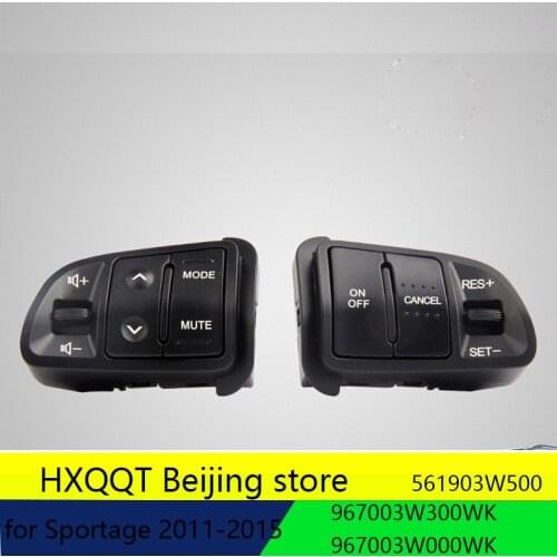OEM CRUISE AUDIO CONTROL SWITCHS(LH+RH) +WIRING HEATED FOR SPORTAGE 2011-2015 CRUISE AUDIO CONTROL SWITCH 967003W000967003W3