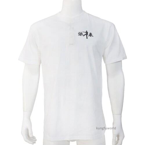 Summer Shaolin Kung fu Wing Chun Tai chi T-shirt Martial arts Wushu Uniform Training Clothing
