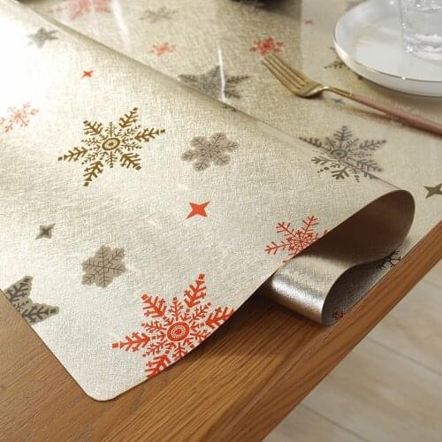 Opacity table mat waterproof/ oil proof/ ironing and washing free table cloth/tea table mat/rectangular PVC table cloth