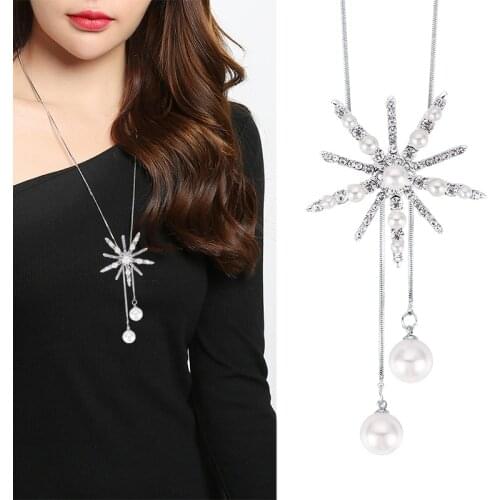 Meyfflin Pearl Necklaces For Women