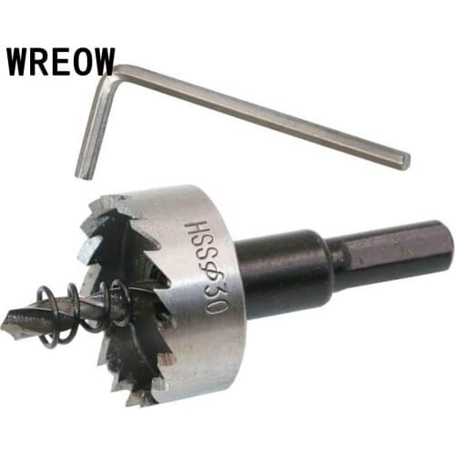 5PCS 16-30mm HSS Drill Bit Hole Saw Cutter Set High Speed Steel Cutter Tools for Cutting Steel / Brass / Metal Drilling Holes