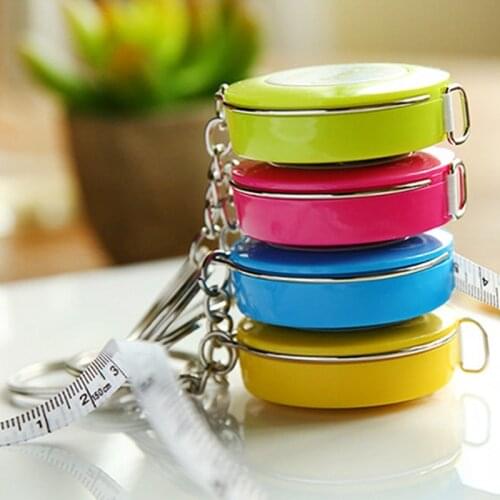 QUANFANG 1.5 Meters Length Tape Measures Portable Retractable Ruler Children Height Ruler Centimeter&Inch Roll Tape Random Color