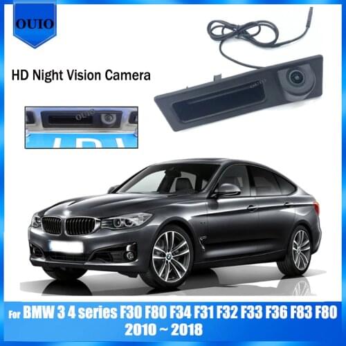 HD Backup Rear camera |For BMW 3 4 series F30 F80 F34 F31 F32 F33 F36 F83 F80 2010 ~ 2018 Trunk Handle Camera | Parking Camera