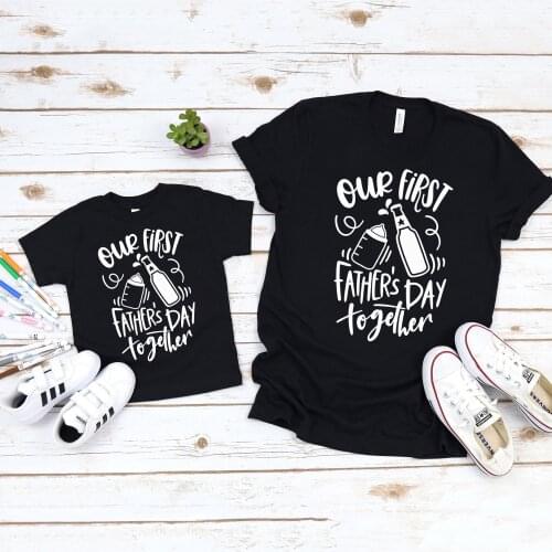 Daddy and Me Shirts Matching Dad Shirts Father Son Shirts Fathers Day Shirts Our First Fathers Day Shirts First Fathers Day Tee