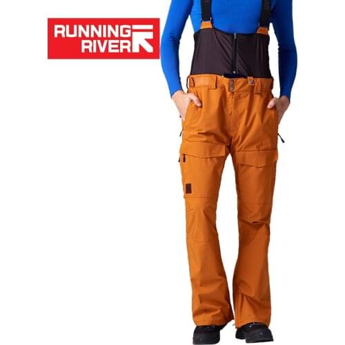 RUNNING RIVER Brand Winter Men Ski Pants Size S - 2XL Waterproof Windproof Warm Snow Man Outdoor Sports Pants #O7508N