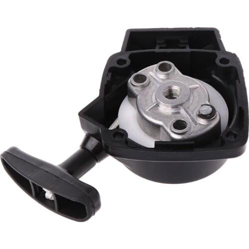 1Set 26CC 1E34F Brush Cutter Grass Hedge Trimmer Starter with Pulley Plate Replacement for Mitsubish CG260 BC260 Au15 19