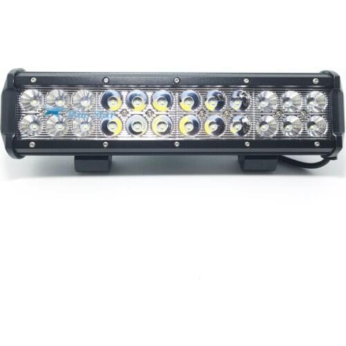 1pcs 12inch 72W LED Work Drive Light Lamp Bar Combo Spot Flood Offroad Light For ATV SUV 4WD 4X4 Boating Hunting Truck Tractor