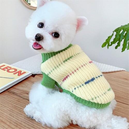 Cat Dog Sweater Winter Dog Pets Clothing Coat Yorkshire Pomeranian Poodle Bichon Schnauzer French Bulldog Clothes Puppy Outfit
