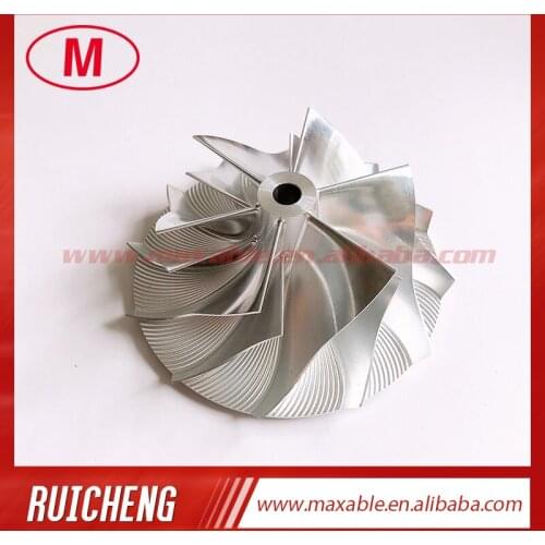 TD05H reverse 61.33/82.00mm 6+6 blades high performance Turbocharger Billet/aluminum 2618/milling compressor wheel
