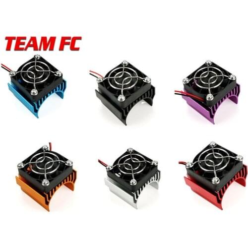 540/550/3650 Motor Heat Sink Cooler Heat Fin 36mm Diameter Radiator/Cooler 4010 DC 5V Cooling Fan for RC Model Car