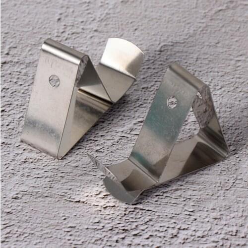 2Pcs Stainless Steel Barbeque Thermometer Probe Clip Holder Coffee Cup Clip Preventing Scald Practical Kitchen Accessories 2021