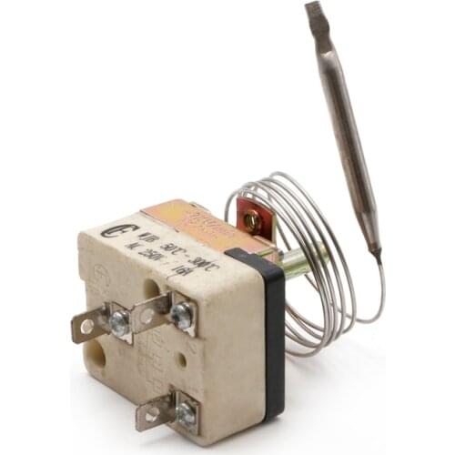 AC 250V 16A 50-300℃ Thermostat Temperature Controller NC NO For Electric Oven Retailsale