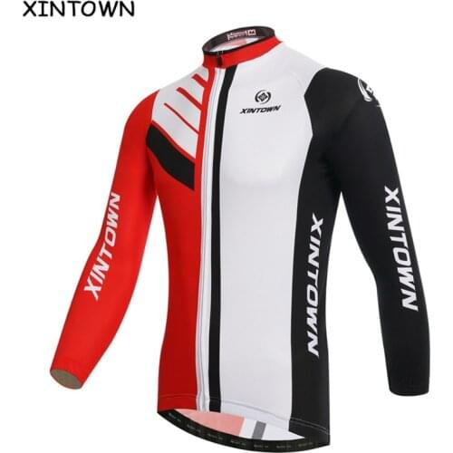 XINTOWN Men/Women Bike Bicycle Wear Long Sleeve Jersey Breathable Sports Outdoor bike clothing spring autumn Cycling jerse Top