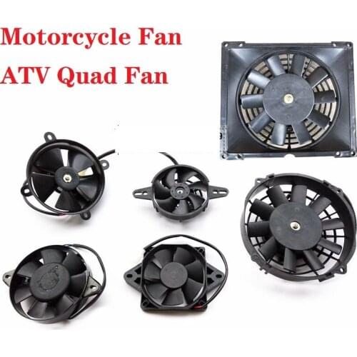 Zongshen loncin lifan 125cc 150cc 200cc 250cc motorcycle dirt pit bike radiator fan cooling system 12V