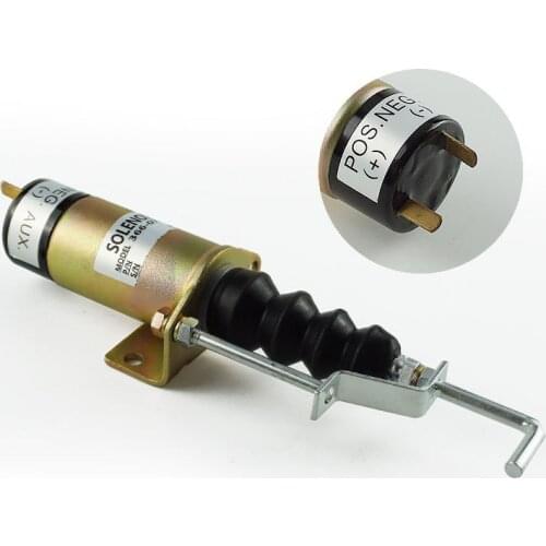12v 24V 366-07198 366-07197 1502-24 SA-3405-24 Fuel Stop Solenoid For Lister Petter Diesel Engine 1pc