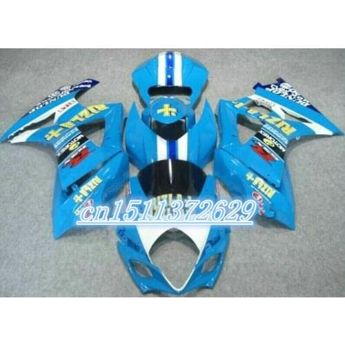ABS for SUZUKI GSXR1000 07 08 GSXR1000 2007 GSX-R1000 2008 K7 R1000 07-08 SKY blue white black