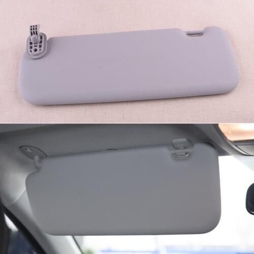 Car New Grey Interior Left Driver Side Sun Visor Light Barrier Fit For Hyundai Elantra AD 2017 2018 2019 Accessories