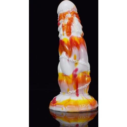 Colorful Anal Dildo Cock Realistic Penis Liquid Silicone Texture Big Dick Suction Cup Animal Strapon Dildos Sex Toys For Man