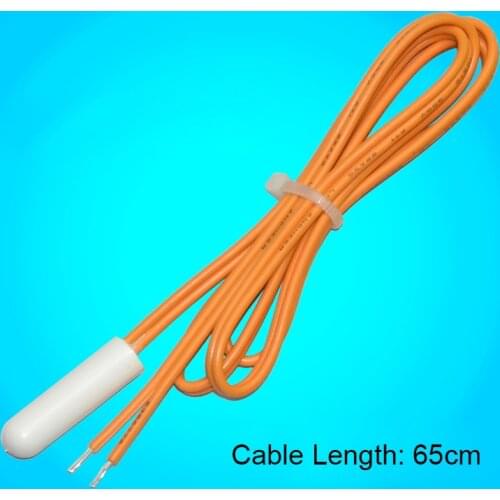 Round head refrigerator temperature sensor probe 10K for Midea/ Meiling/ LG universal freezer fridge ice box parts