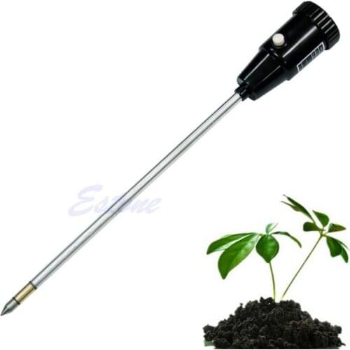 Long Electrode Soil pH Level Meter Moisture Tester 295mm Metal Probe Plant Crops