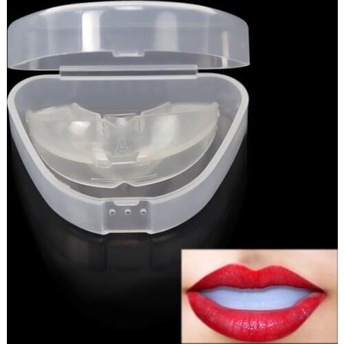 For Tattooing Tebori Auxiliary Supplies Lips 1PC Permanent Makeup Floating Lip Mouth Guard Tooth Socket with Case Box