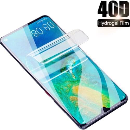 40D Hydrogel Film For Huawei P30 P20 Lite Pro Screen Protector For Huawei Mate 20 Lite Pro P40 Soft Film P Smart Z Not Glass