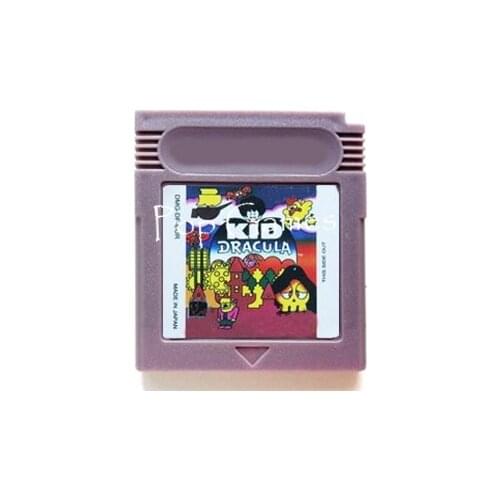 Kid Dracula Grey Shell English Language Game Cartridge for 16 Bit Game Console