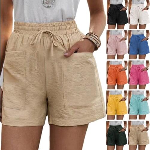 KEQPAYC Women's High Waist Shorts
