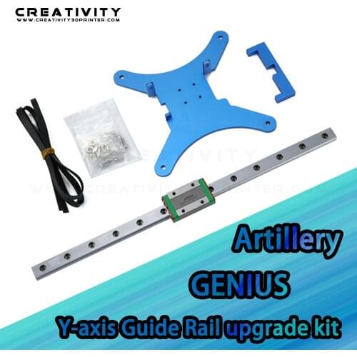 Y-axis upgrade kit with 3D Printer Linear Rail applies to the Artillery SidewinderX1 SW-X1 Artillery Genius Y-axis improvement