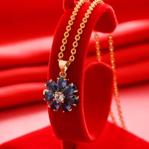 Gligli Small Necklaces For Women/Girl Gold Color Pendant Thin Chain Jewelry Ladies Festival Gift