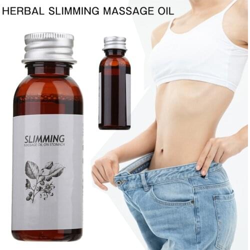 30ml Natural Herbal Slimming Massage Oil Organic Body Waist Shaping Lose Weight Essential Oil Body Massage Oil Weight Loss Slim